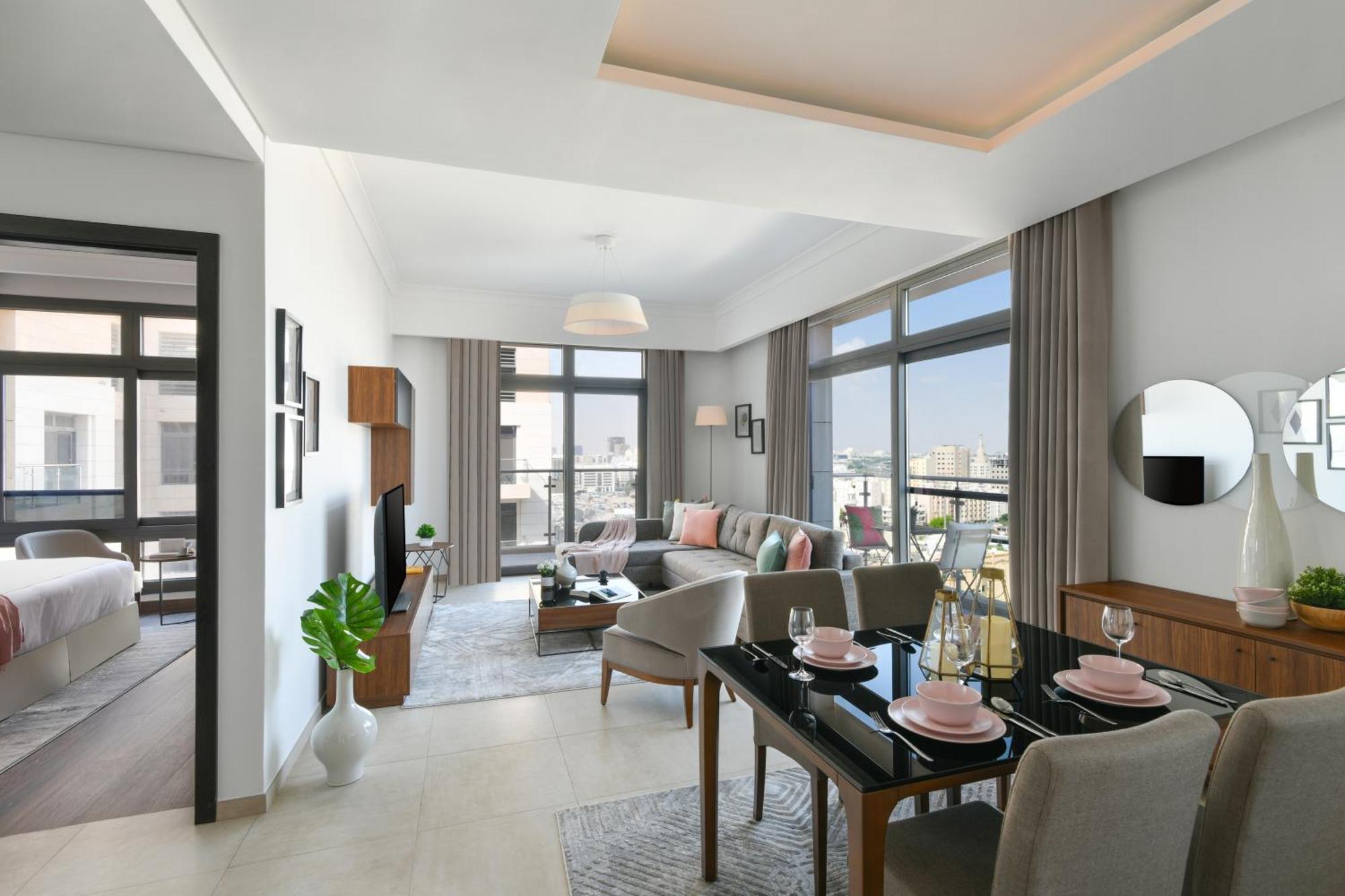 Апартаменты Le Mirage Downtown Доха Экстерьер фото